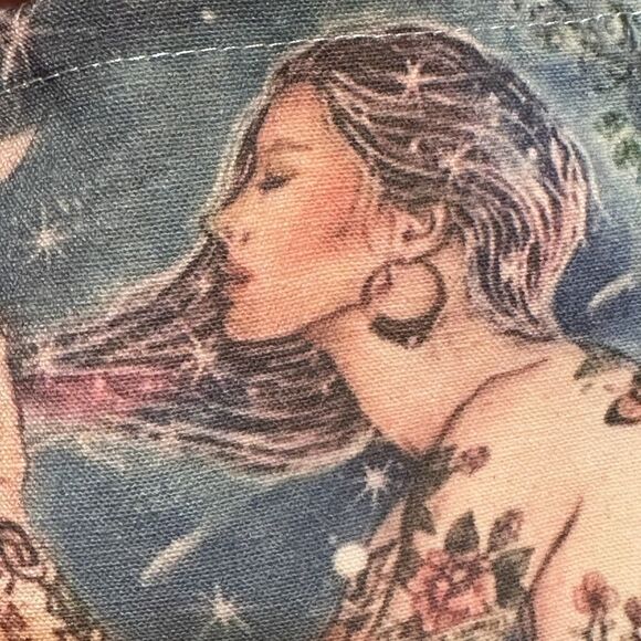 Tarot Oracle Cards Cloth Drawstring Storage Bag - Picture 3 of 4